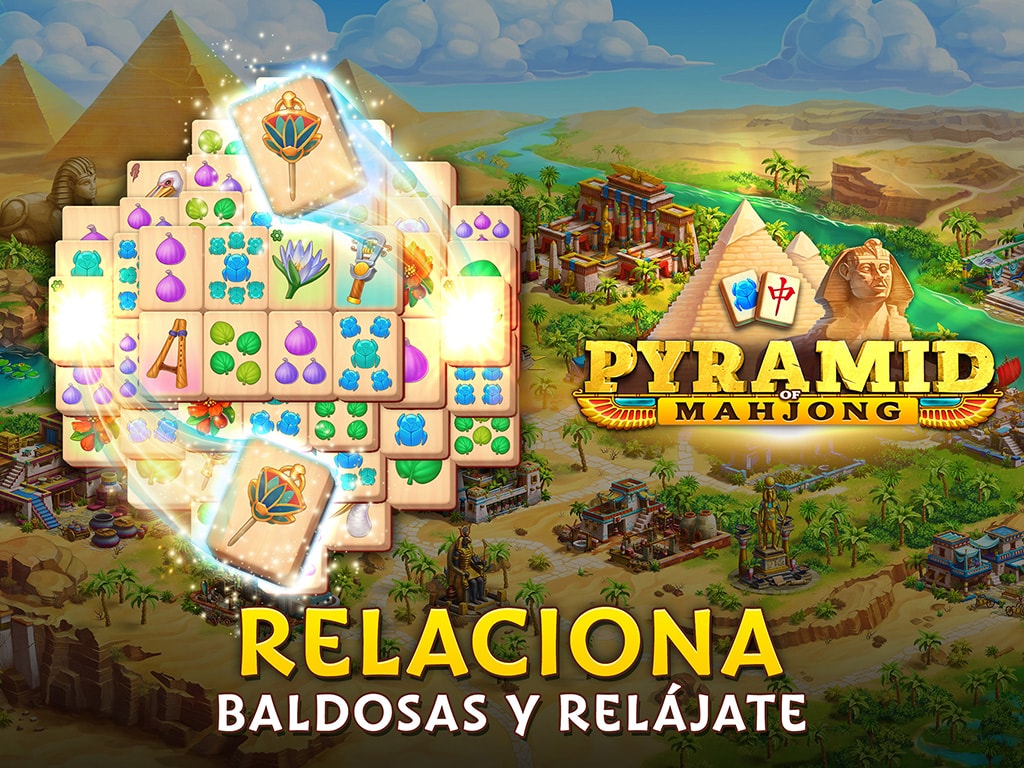 Pyramid of Mahjong: Juego de combinar fichas