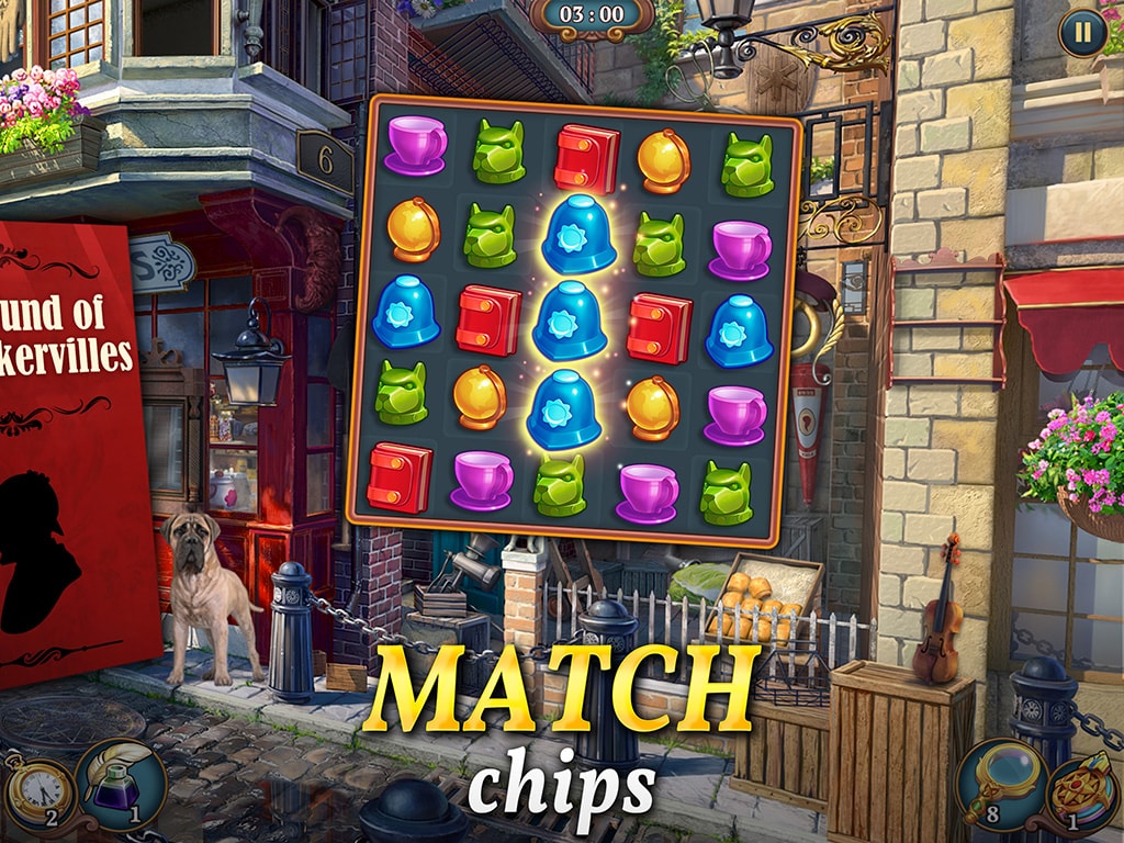 Sherlock・Hidden Object・Match 3