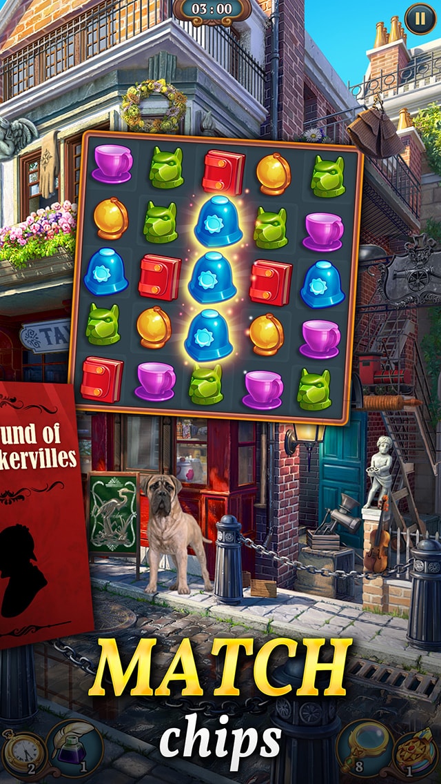 Sherlock・Hidden Object・Match 3