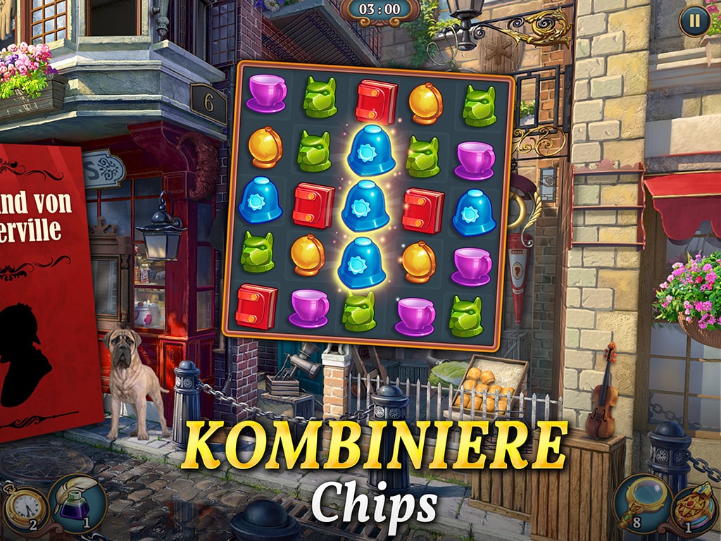 Sherlock: Wimmelbild・3-Gewinnt