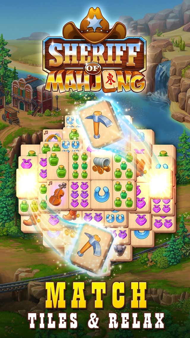 Sheriff of Mahjong®: Tile Match