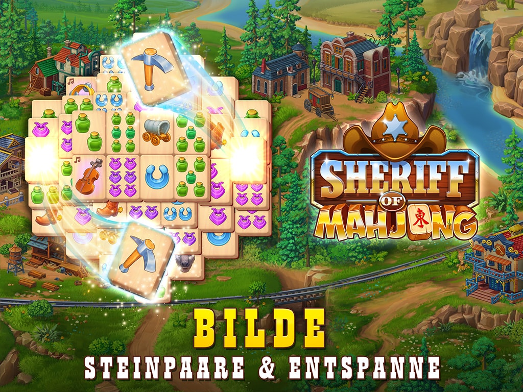 Sheriff of Mahjong®: Solitär
