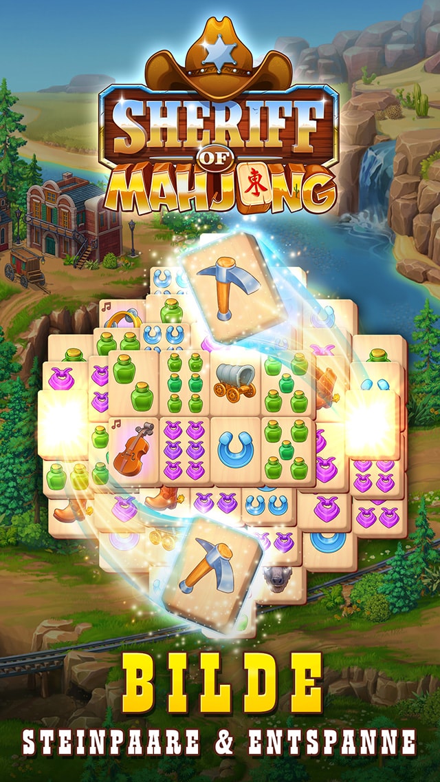Sheriff of Mahjong®: Solitär