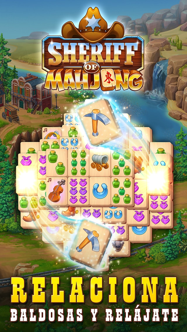 Sheriff of Mahjong®: Solitario