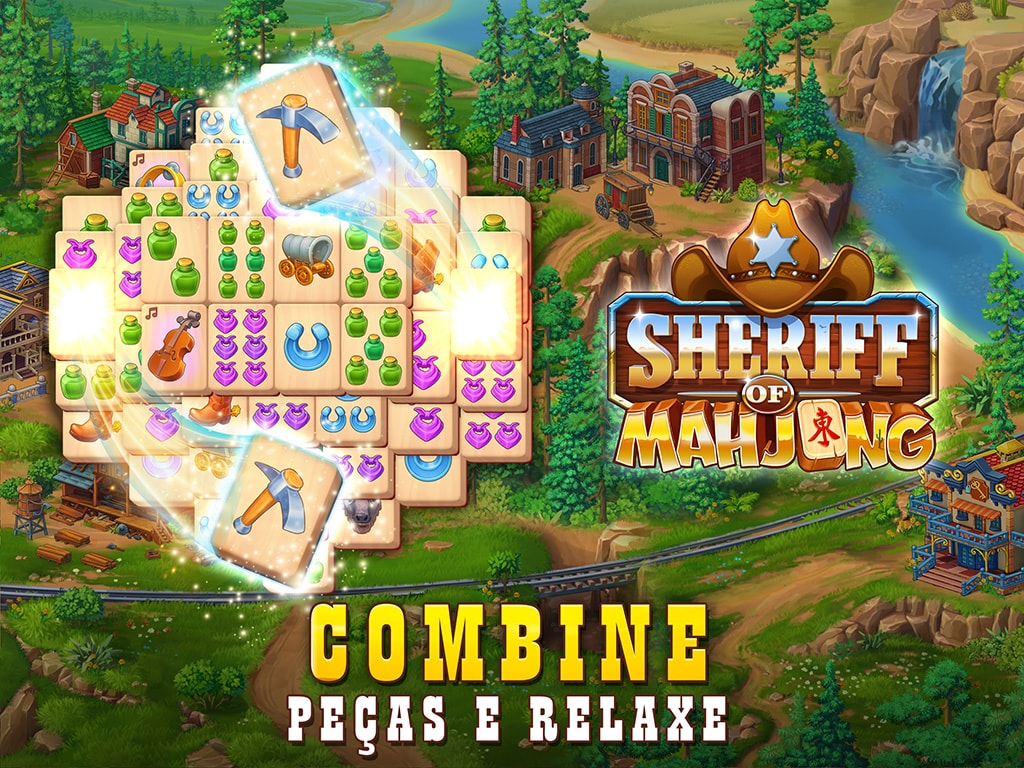 Sheriff of Mahjong®: Solitário