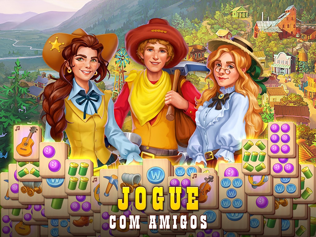 Sheriff of Mahjong®: Solitário