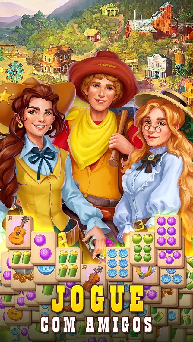 Sheriff of Mahjong®: Solitário