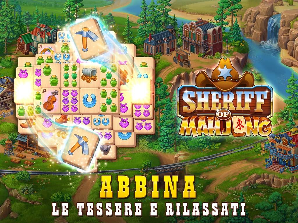 Sheriff of Mahjong®: Solitario