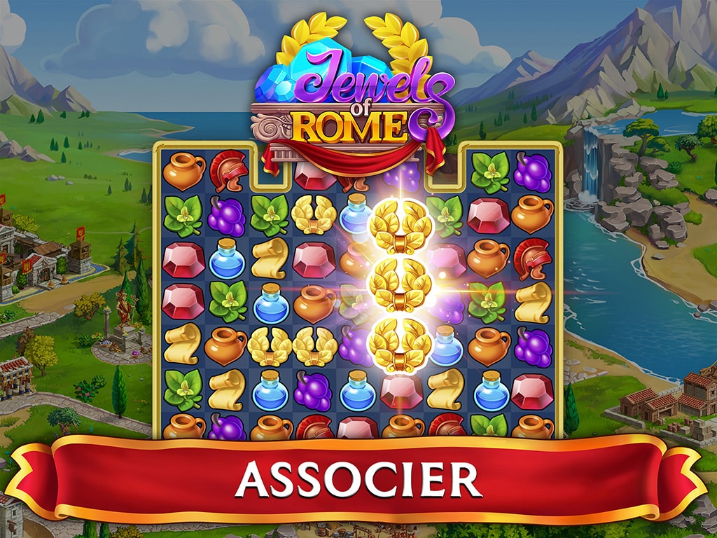 Jewels of Rome®: Match 3 Gems