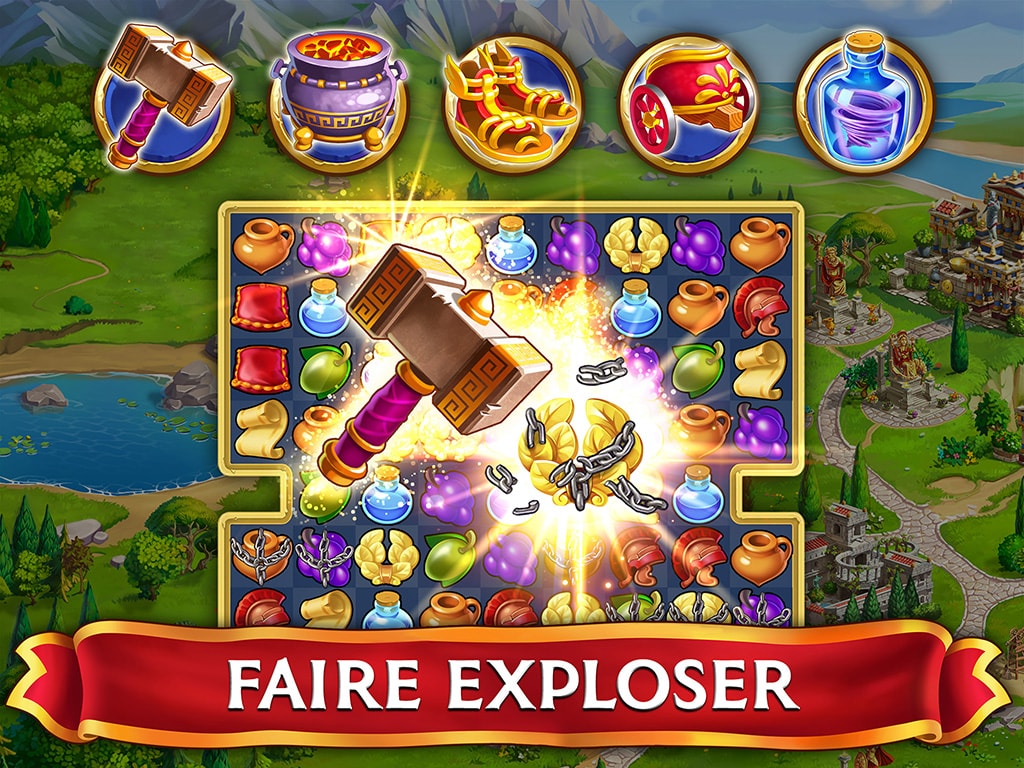 Jewels of Rome®: Match 3 Gems