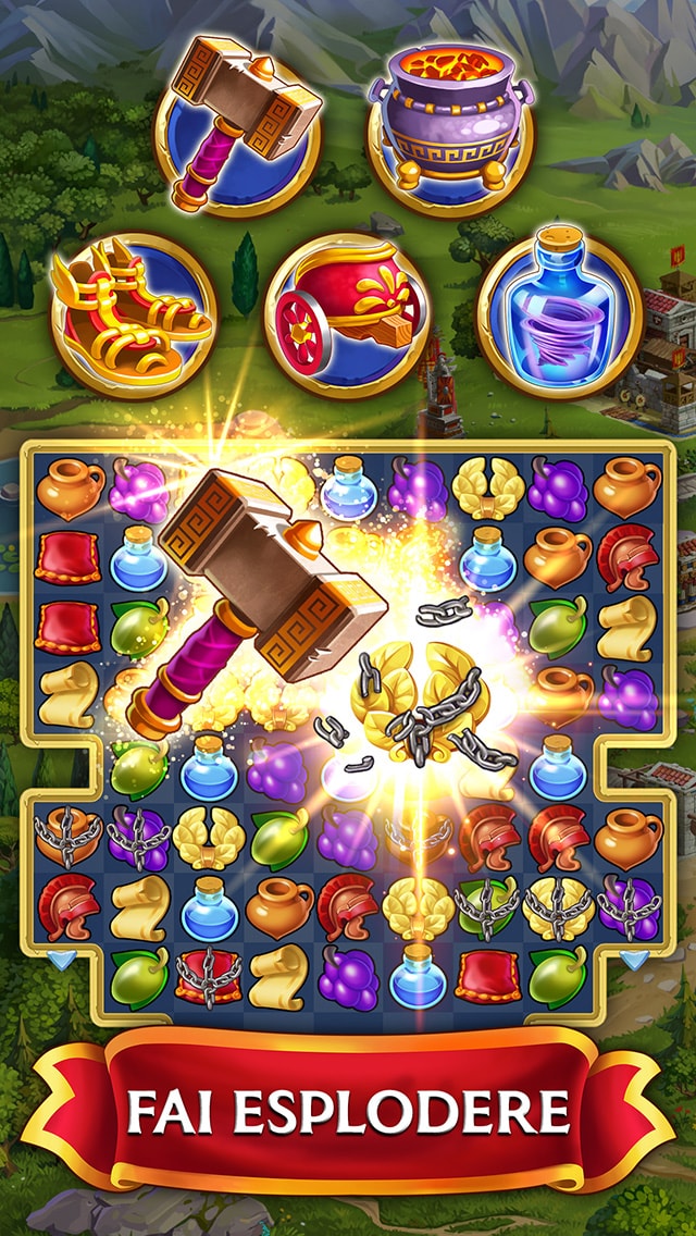 Jewels of Rome®: Gioco con abbinamento di gemme