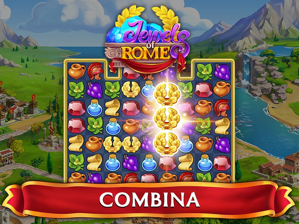 Jewels of Rome®: Match 3 Gems