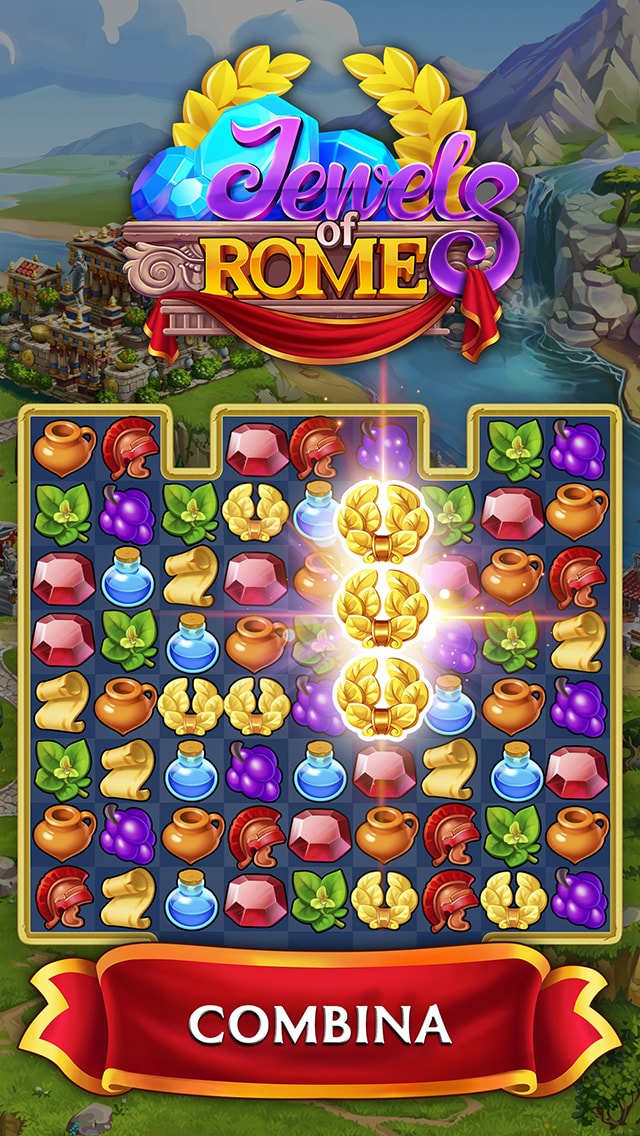 Jewels of Rome®: Match 3 Gems