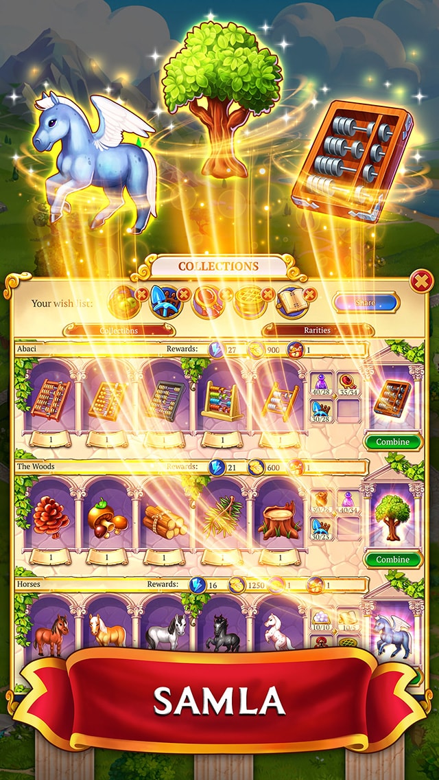 Emperor of Mahjong®: Matcha brickor och bygg