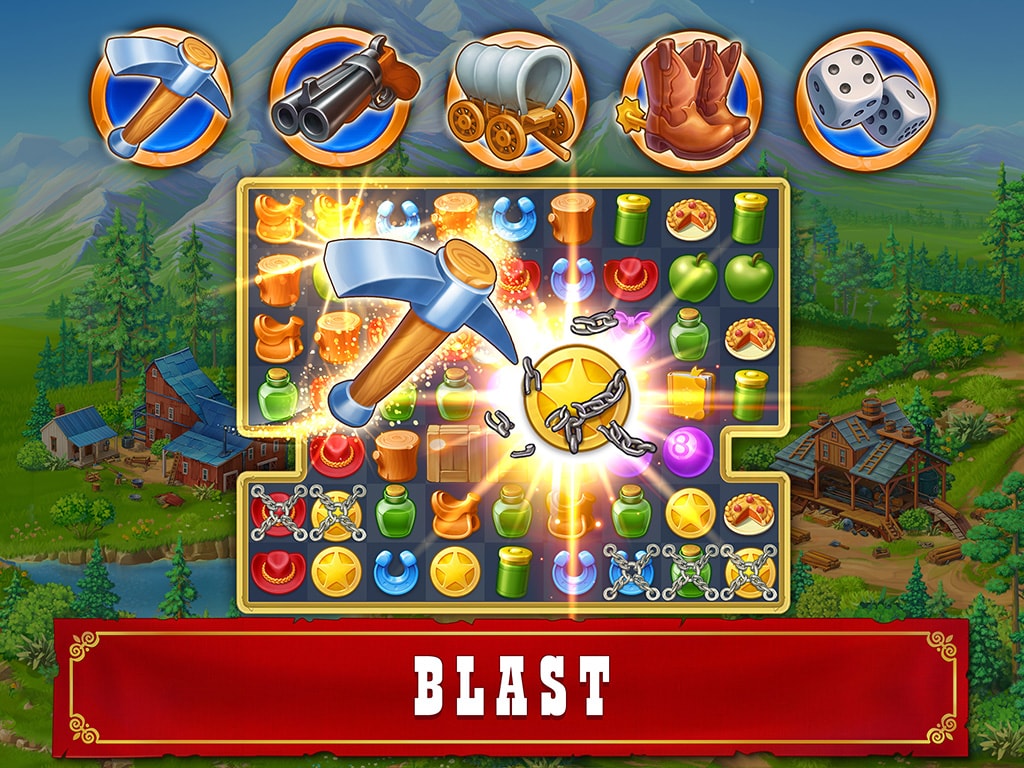 Jewels of the Wild West®: Gems puzzles & Diamond quests