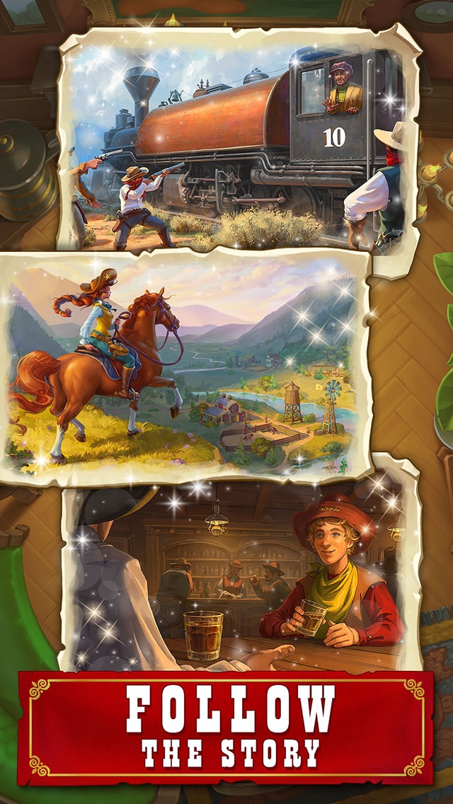 Jewels of the Wild West®: Gems puzzles & Diamond quests