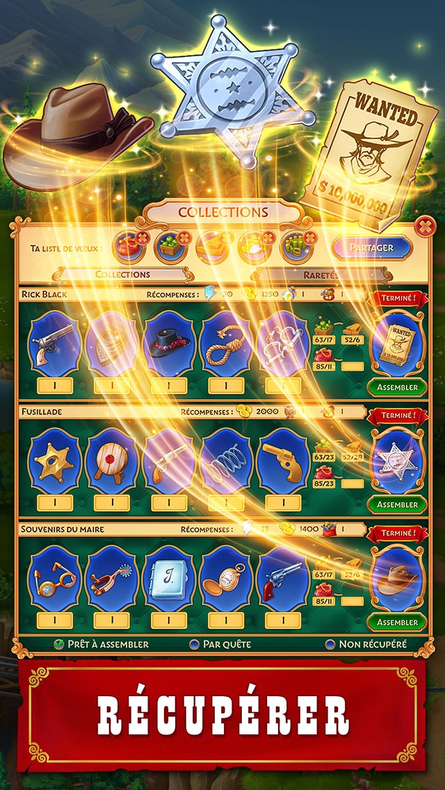 Jewels of the Wild West®: Jeux de série de 3 avec bijoux