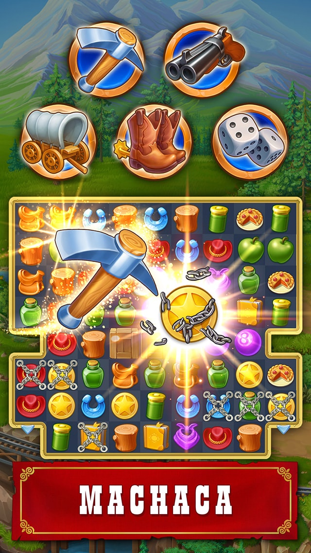 Jewels of the Wild West®: Une gemas y restaura la ciudad