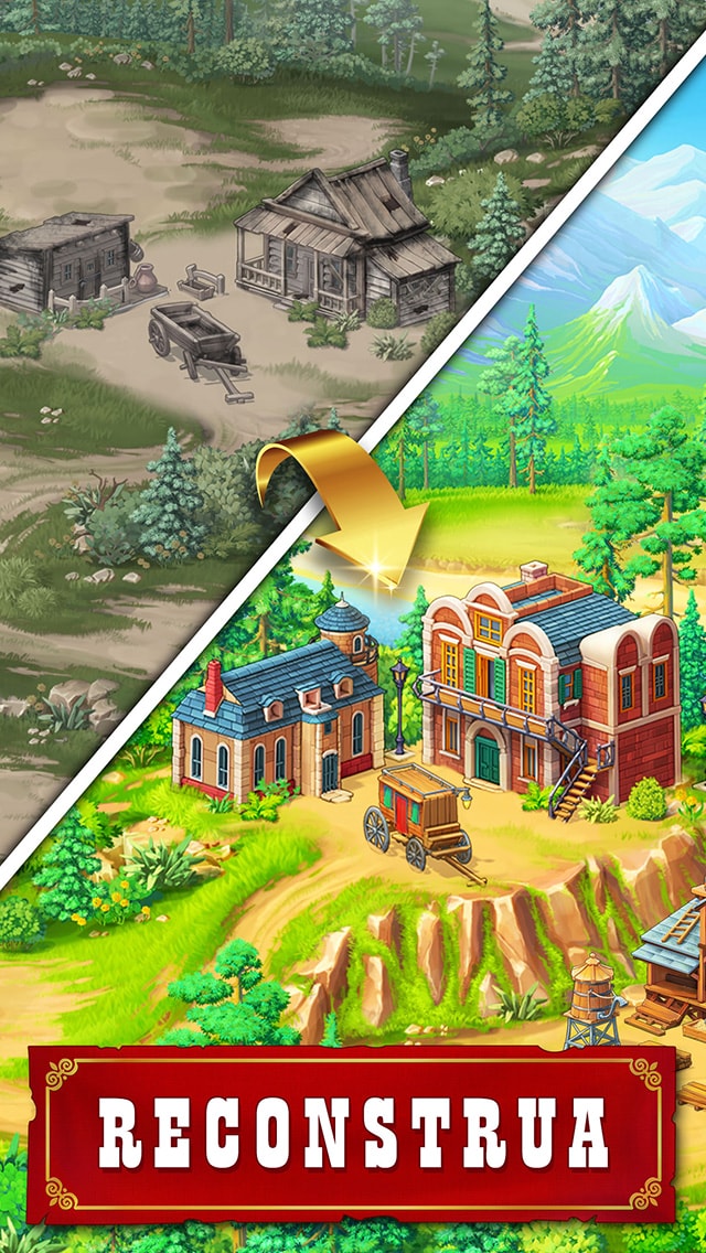 Jewels of the Wild West®: Una pedras e restaure a cidade