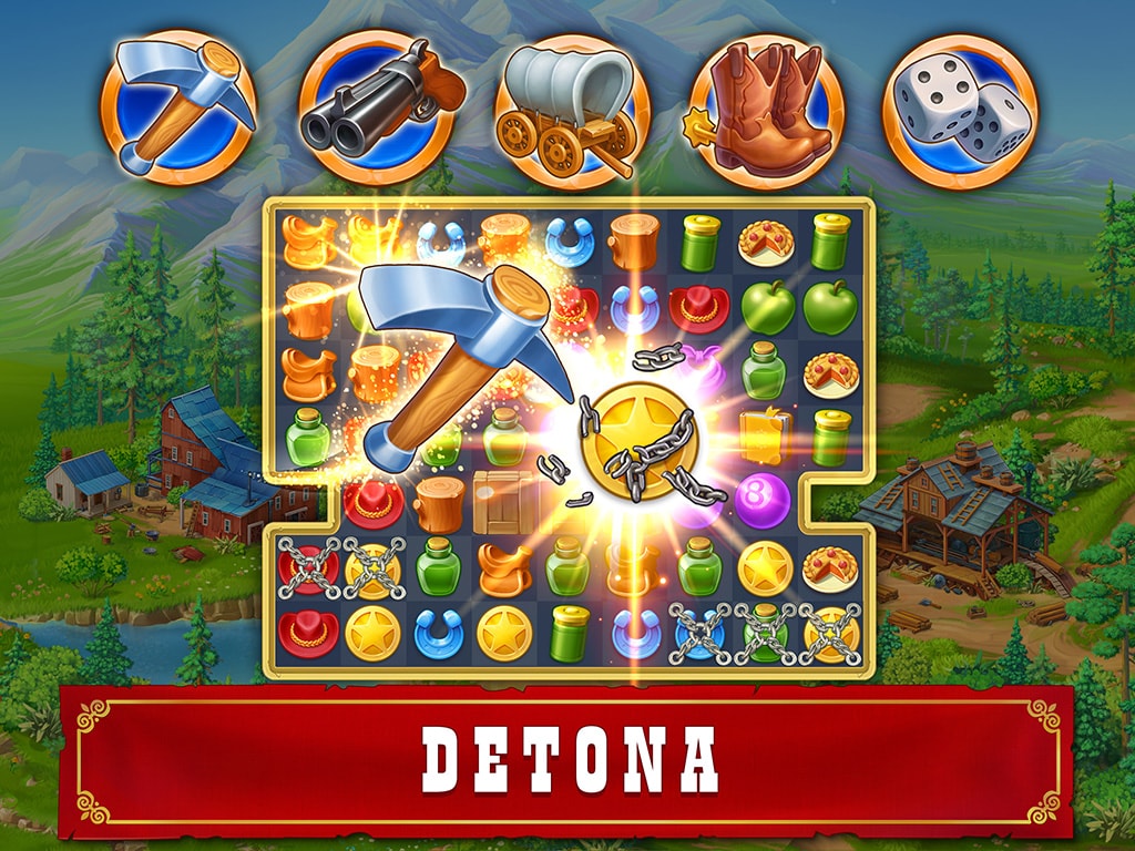 Jewels of the Wild West® Match3