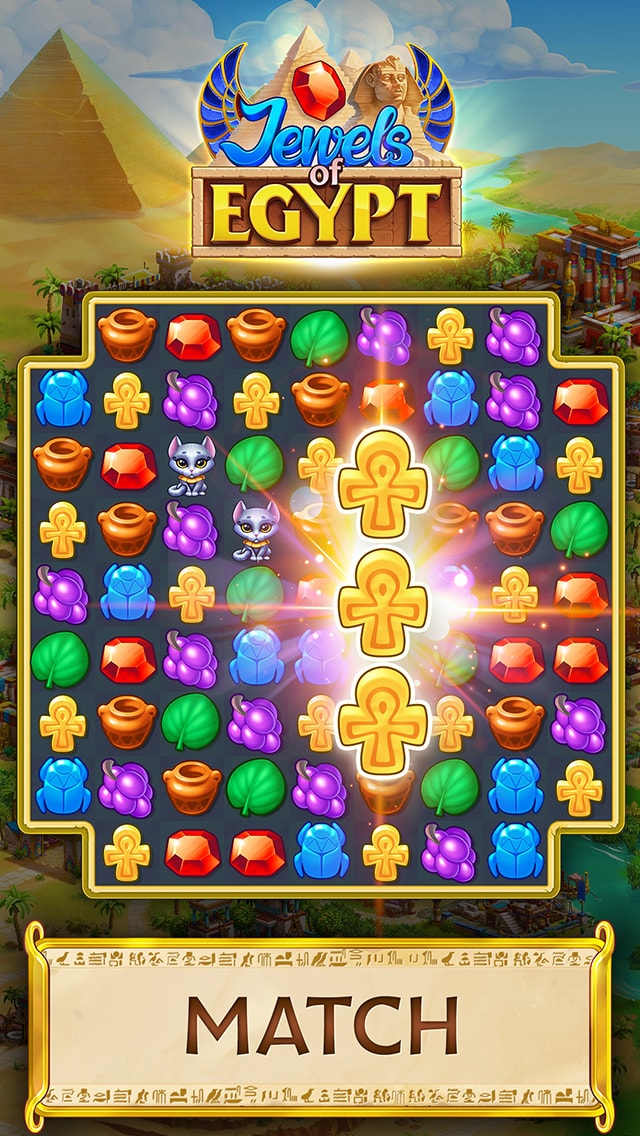 Jewels of Egypt®: Match 3 Games