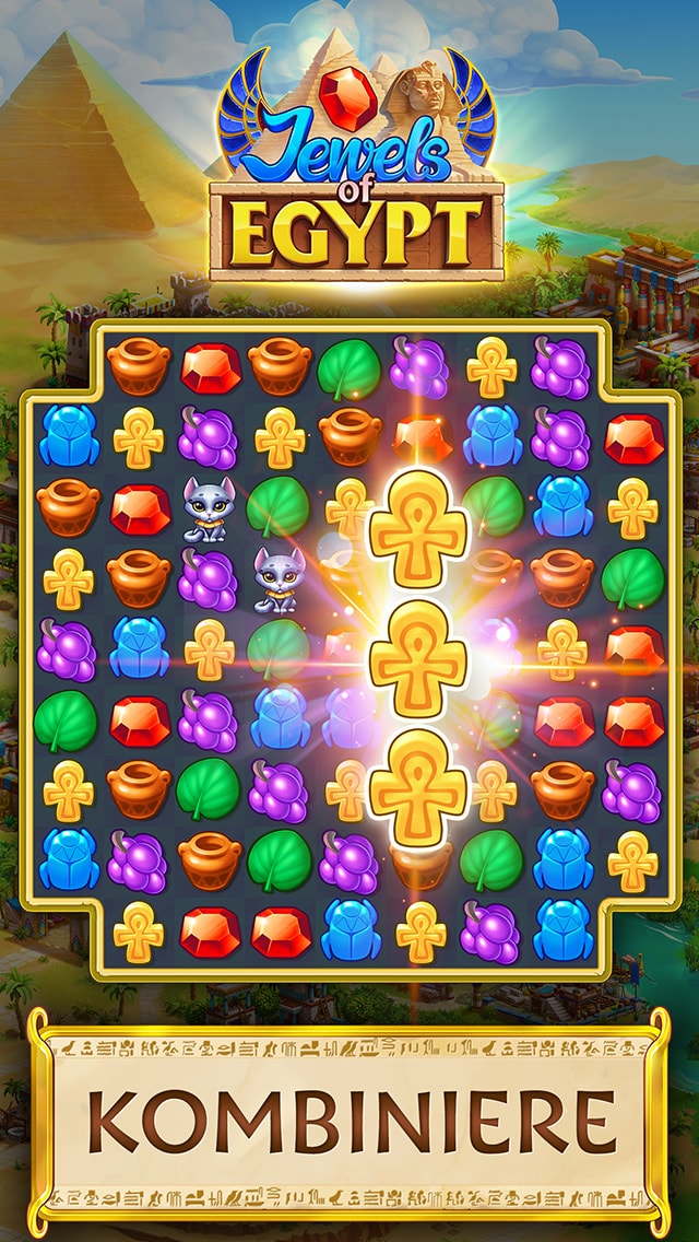 Jewels of Egypt®: 3 Gewinnt