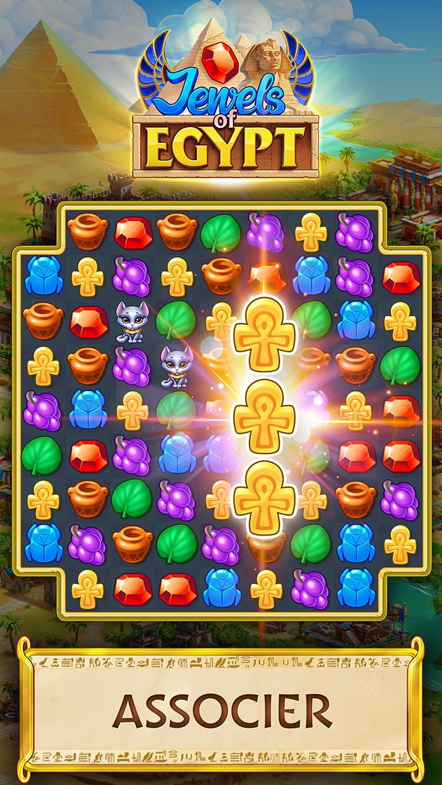 Jewels of Egypt®: Match 3 Gems