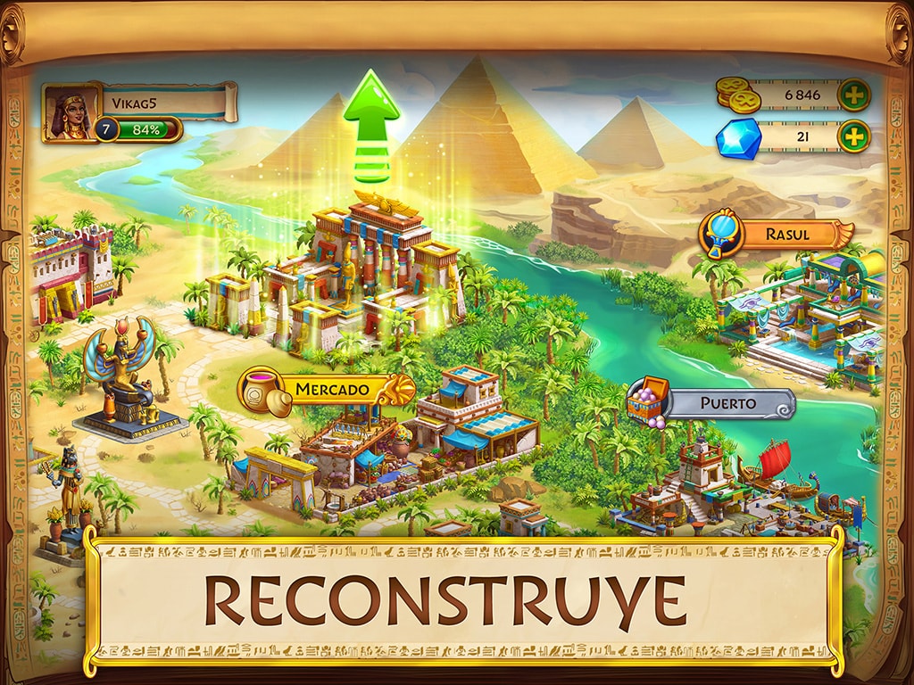 Jewels of Egypt®: ¡combina 3!
