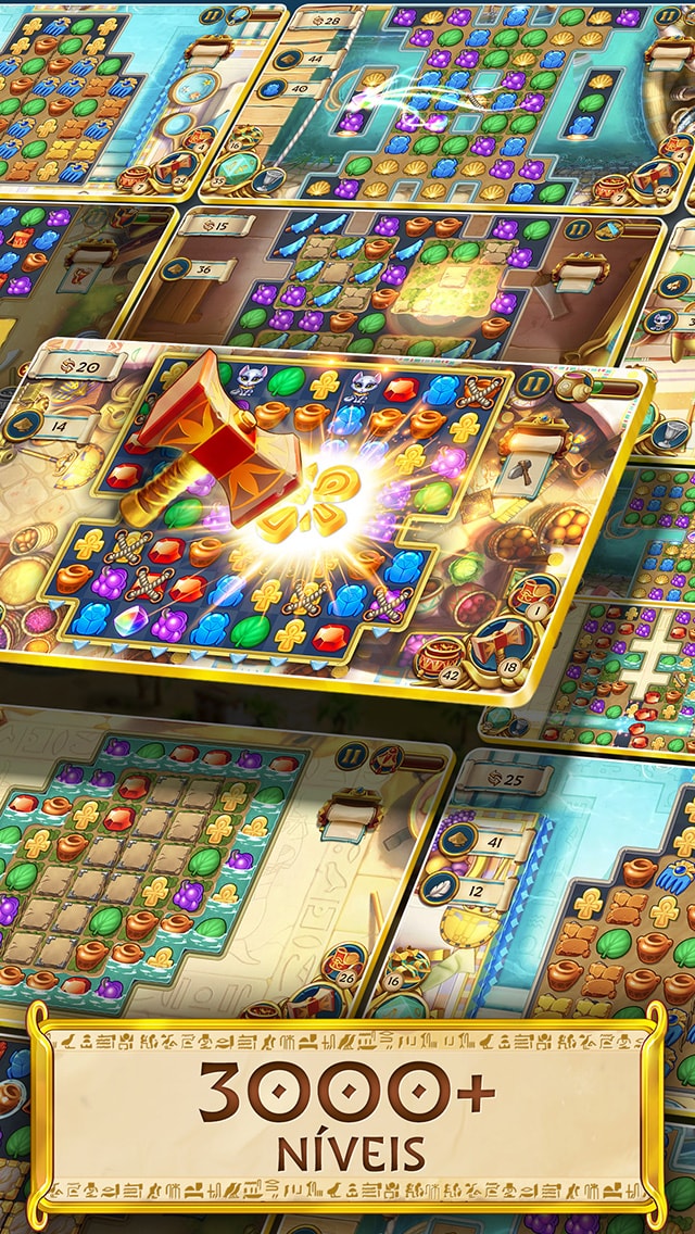 Jewels of Egypt®: combinar 3
