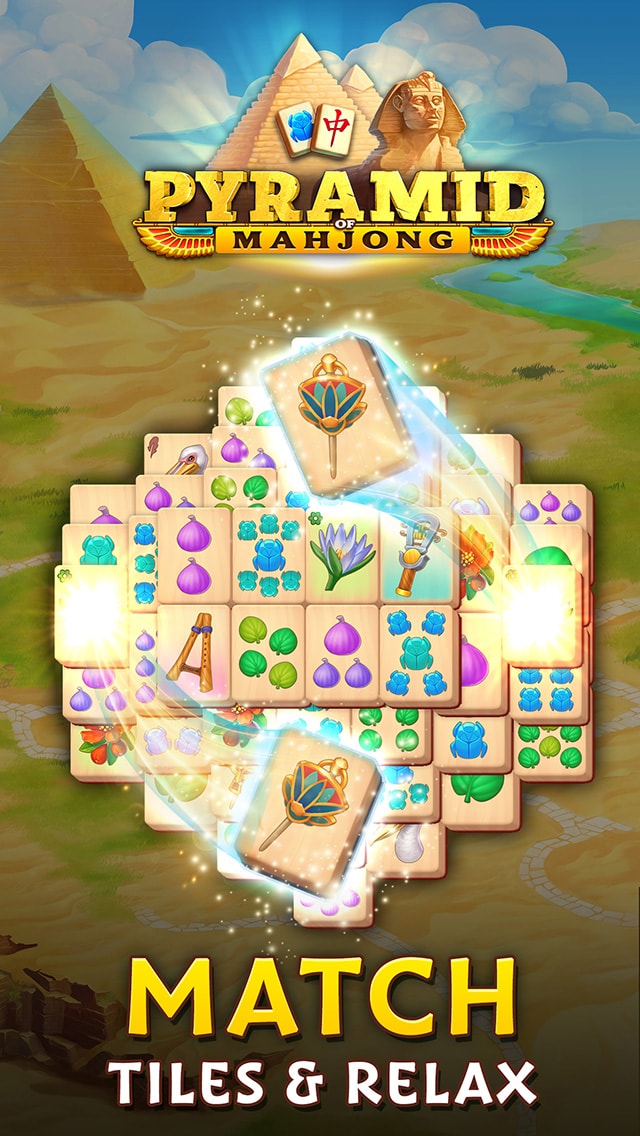 Pyramid of Mahjong: Master tile matching puzzle