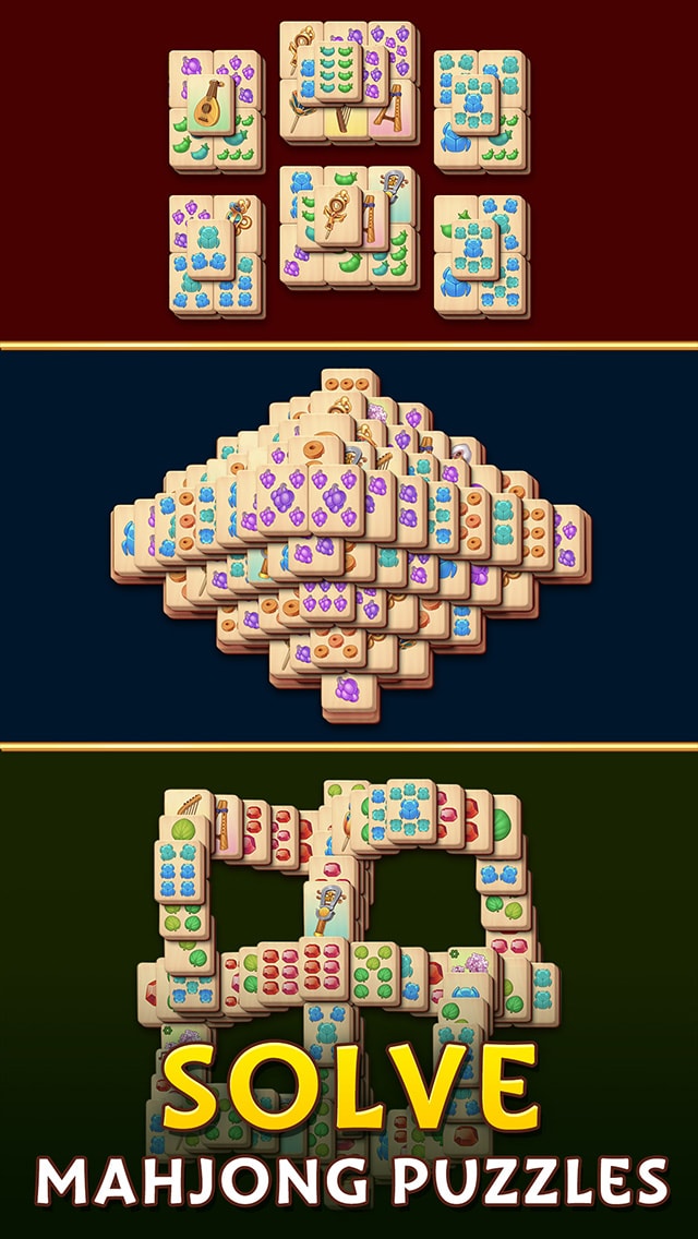 Pyramid of Mahjong: Master tile matching puzzle