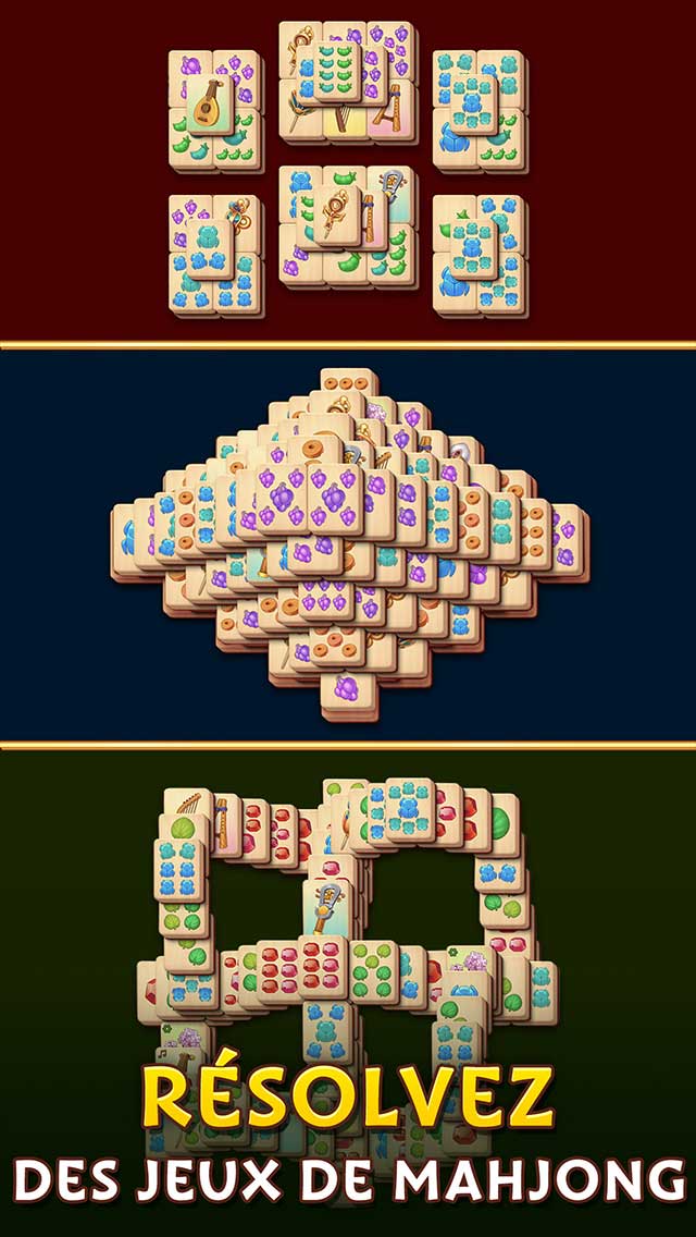 Pyramid of Mahjong: Jeu de paires d'association