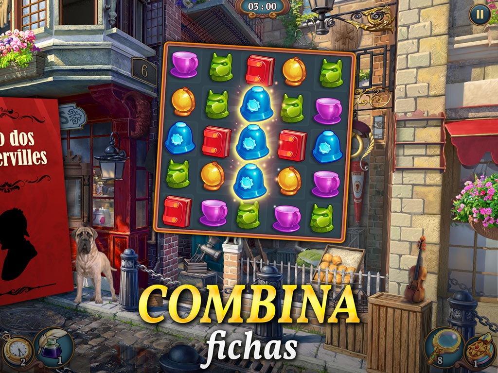 Sherlock: Hidden Match-3 Cases