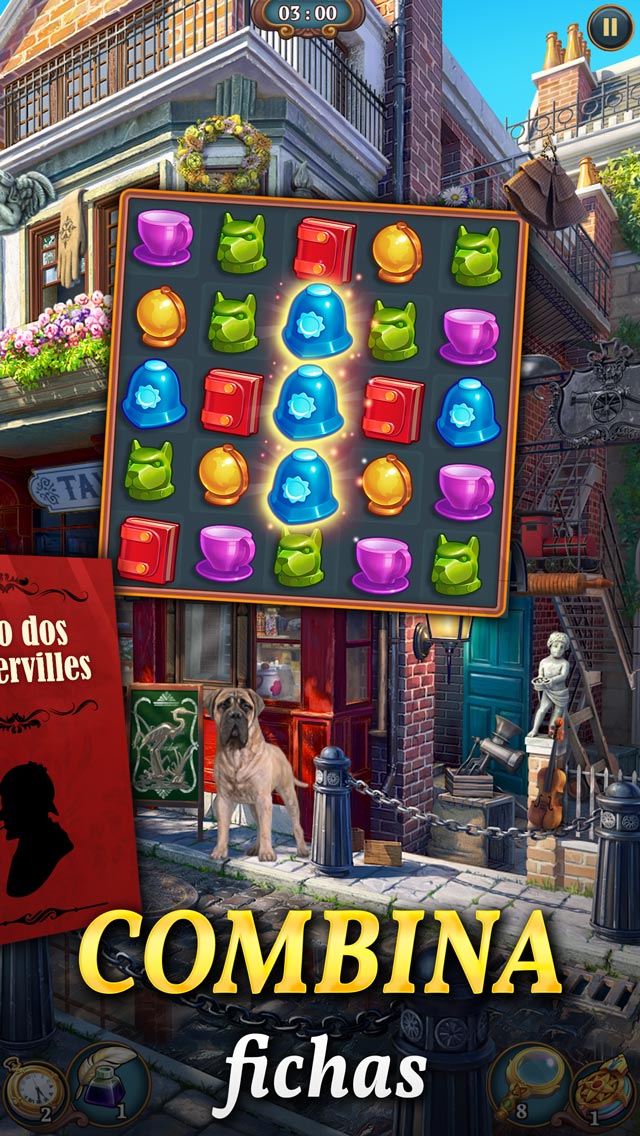 Sherlock: Hidden Match-3 Cases