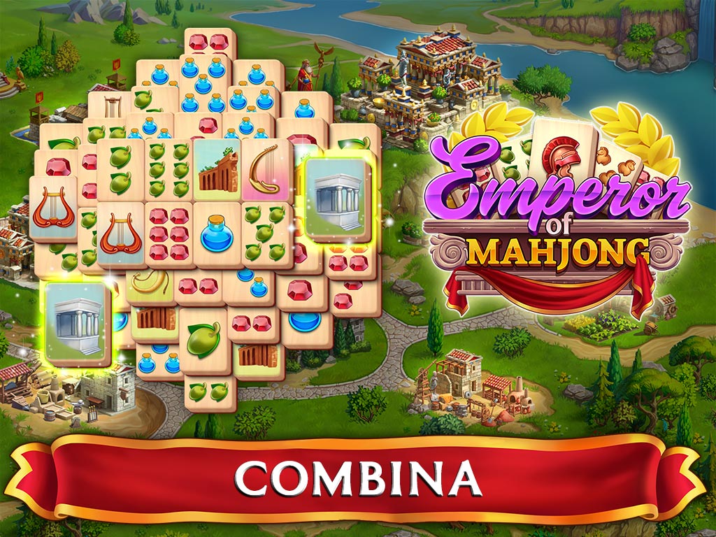 Emperor of Mahjong®: Una peças e restaure a cidade