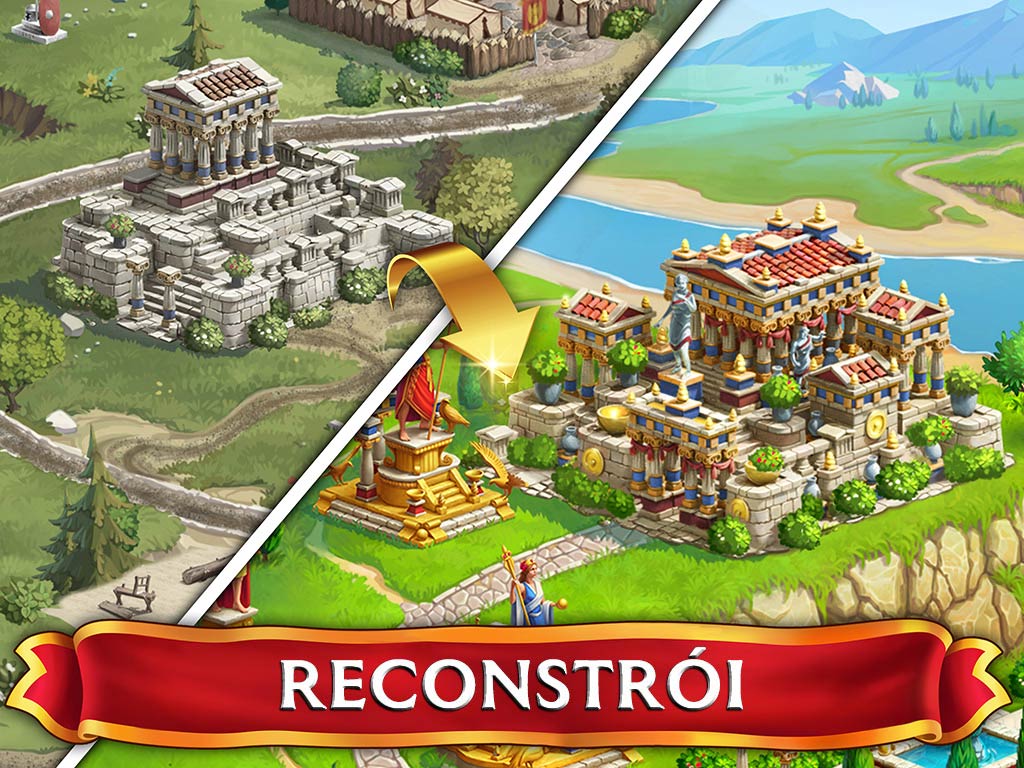 Emperor of Mahjong®: Una peças e restaure a cidade