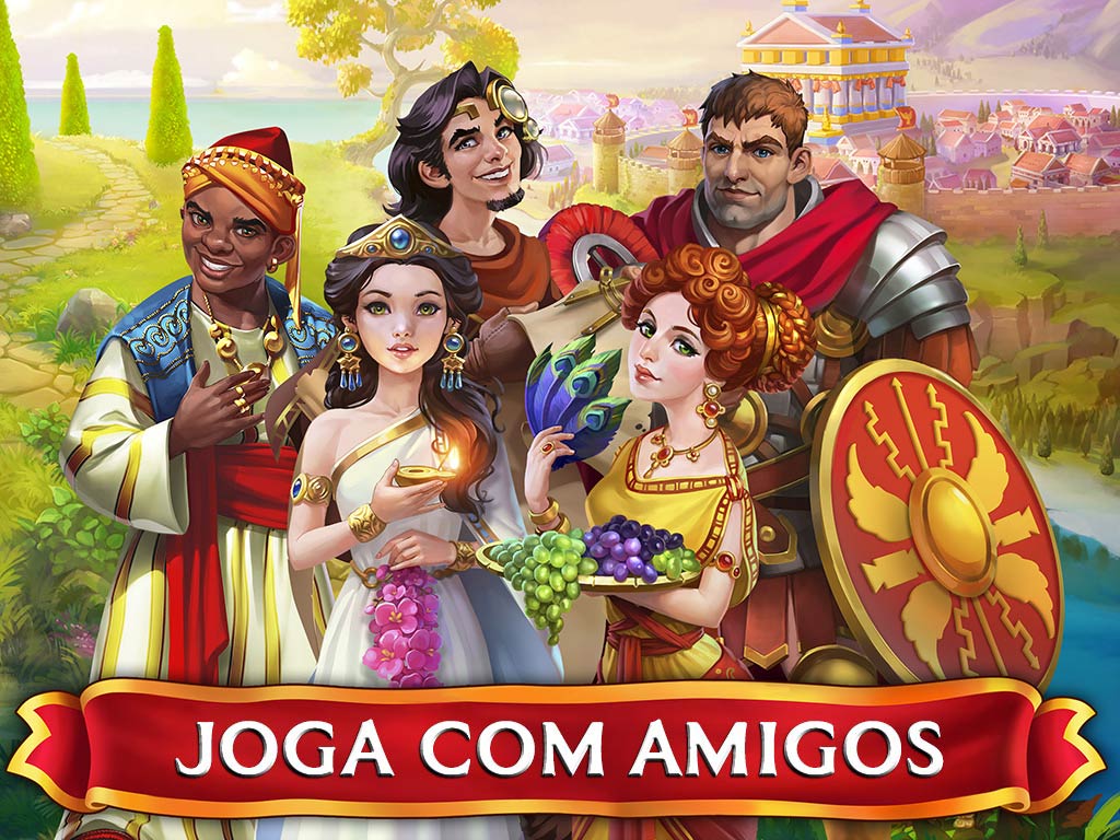 Emperor of Mahjong®: Una peças e restaure a cidade