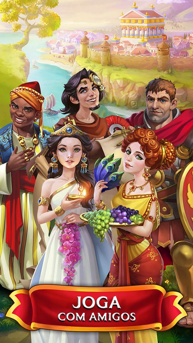 Emperor of Mahjong®: Una peças e restaure a cidade