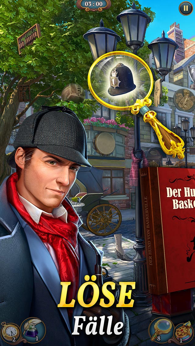 Sherlock: Wimmelbild・3-Gewinnt