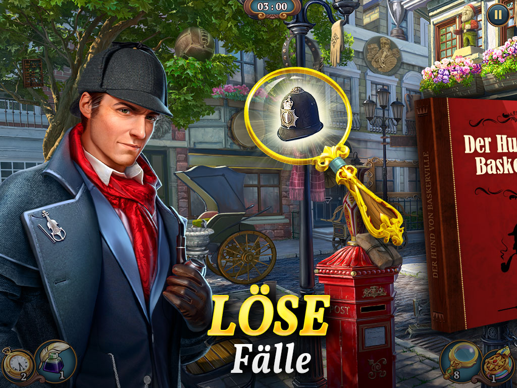 Sherlock: Wimmelbild・3-Gewinnt
