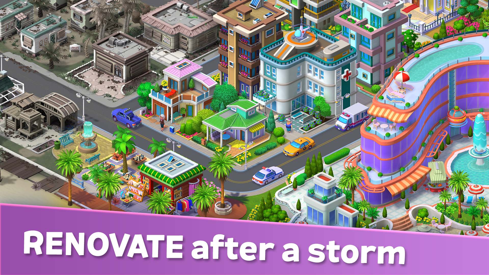 Bayside Merge: Renovation game