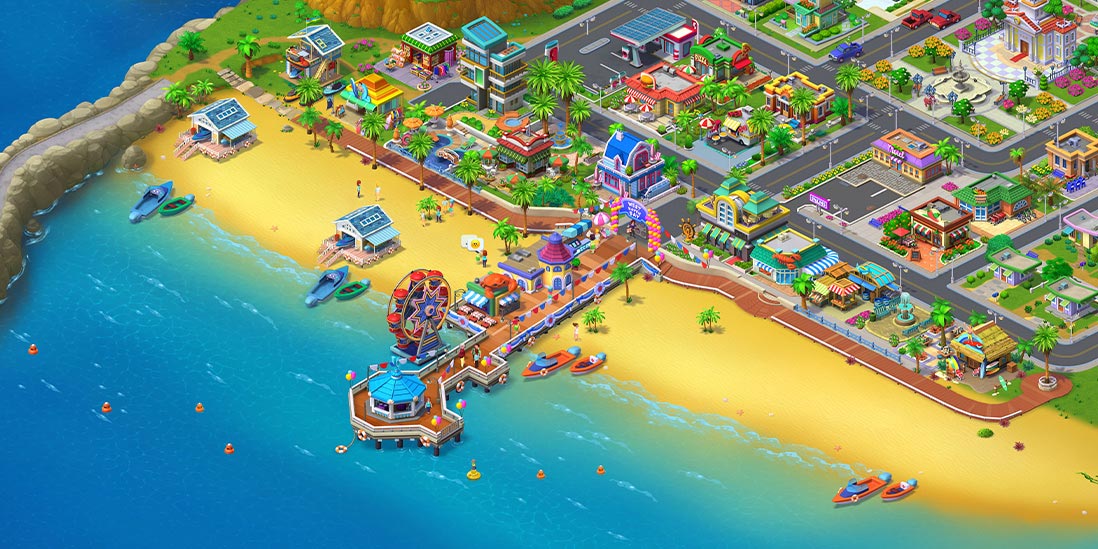 ®Match Town Makeover: مدينتك هي لغزك