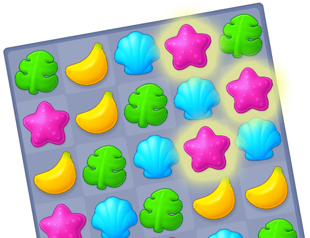 ®Hawaii Match-3 Mania: تصميم المنازل ولغز المطابقة